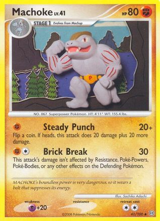 Machoke/100 - Stormfront Reverse Holofoil