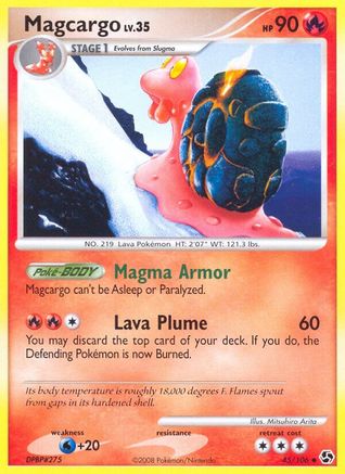 Magcargo/106 - Great Encounters Reverse Holofoil