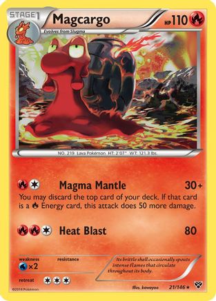 Magcargo/146 - XY Base Set Reverse Holofoil