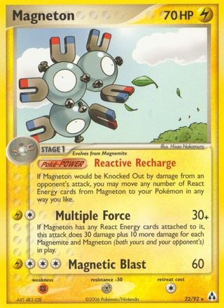 Magneton/92 - Legend Maker Reverse Holofoil