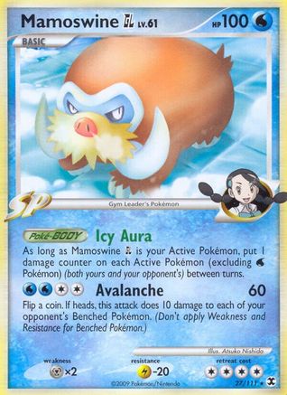 Mamoswine GL/111 - Rising Rivals Reverse Holofoil