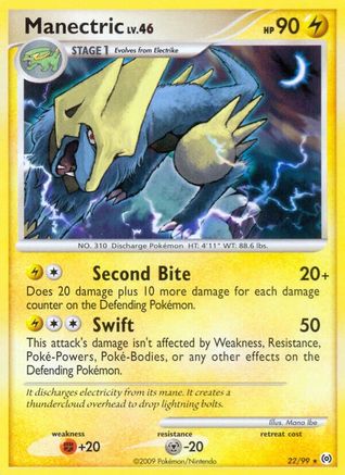 Manectric (22)/99 - Arceus Reverse Holofoil