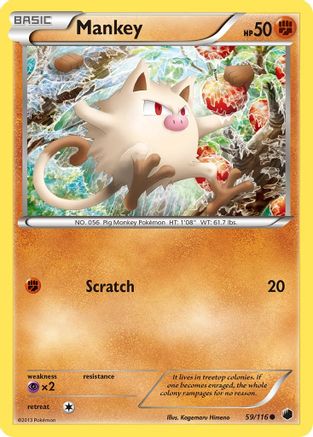 Mankey/116 - Plasma Freeze