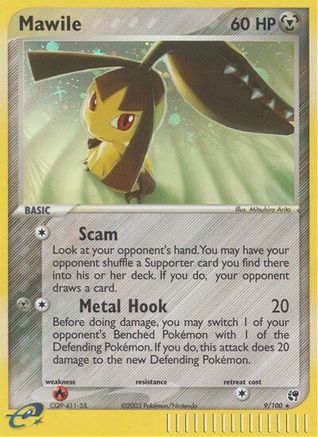 Mawile/100 - Sandstorm Reverse Holofoil