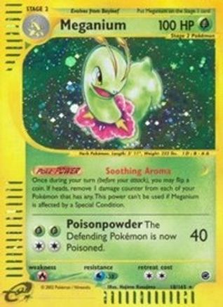 Meganium (18)/165 - Expedition Holofoil