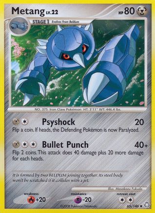 Metang (65)/146 - Legends Awakened Reverse Holofoil