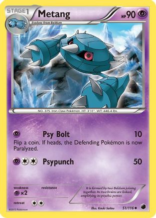 Metang/116 - Plasma Freeze Reverse Holofoil