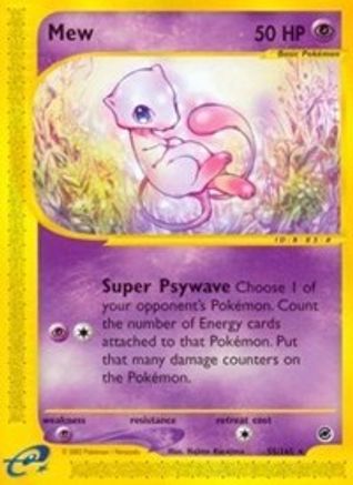 Mew (55)/165 - Expedition Reverse Holofoil