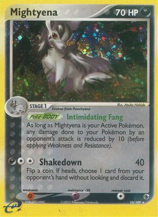 Mightyena - 10/109/109 - Ruby and Sapphire Reverse Holofoil
