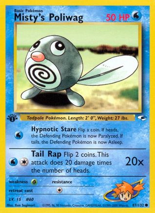 Misty's Poliwag 87/132 - Gym Heroes