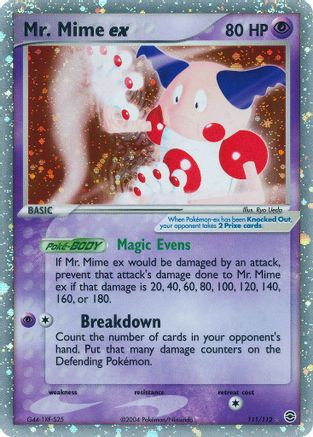 Mr. Mime ex - 111/112/112 - FireRed & LeafGreen