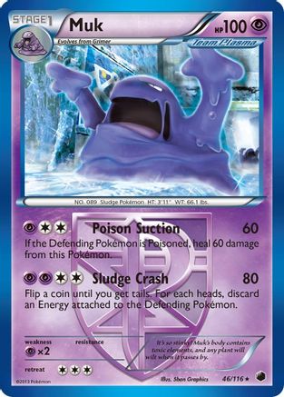 Muk (Team Plasma)/116 - Plasma Freeze