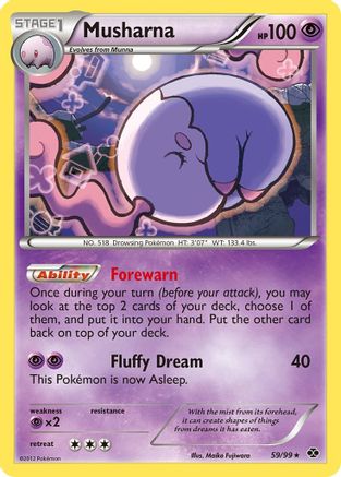Musharna/99 - Next Destinies Reverse Holofoil