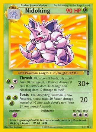 Nidoking/110 - Legendary Collection Reverse Holofoil
