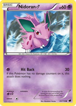 Nidoran M/116 - Plasma Freeze
