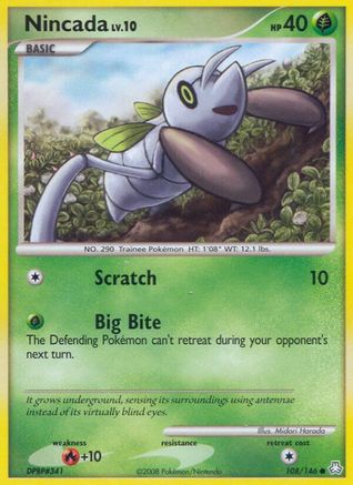 Nincada/146 - Legends Awakened Reverse Holofoil
