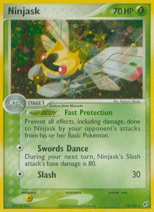 Ninjask/107 - Deoxys Reverse Holofoil
