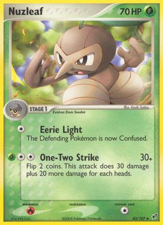Nuzleaf/107 - Deoxys Reverse Holofoil