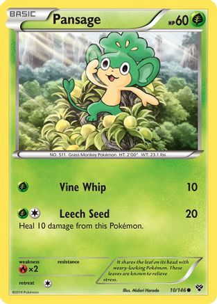 Pansage/146 - XY Base Set