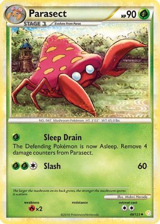 Parasect 48/123 - HeartGold SoulSilver