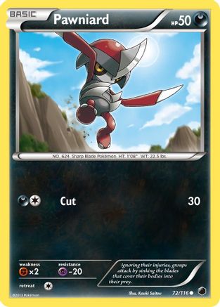 Pawniard (72)/116 - Plasma Freeze Reverse Holofoil