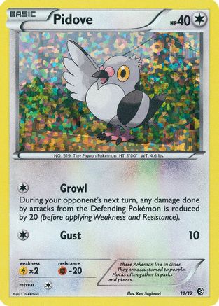 Pidove - 11/12/12 - McDonalds Promos 2011 Holofoil