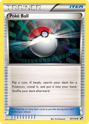 Poke Ball/114 - Black and White Reverse Holofoil