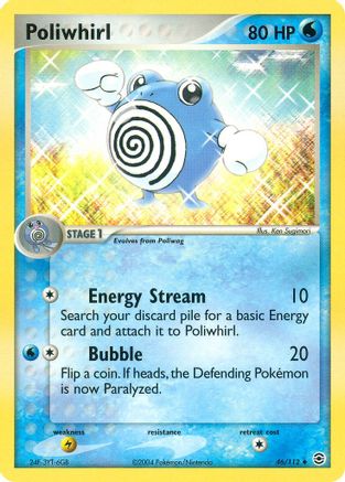Poliwhirl/112 - FireRed & LeafGreen Reverse Holofoil