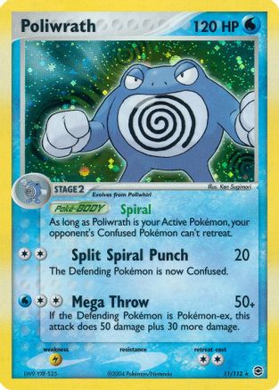Poliwrath/112 - FireRed & LeafGreen Reverse Holofoil