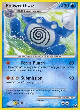 Poliwrath/146 - Legends Awakened Reverse Holofoil