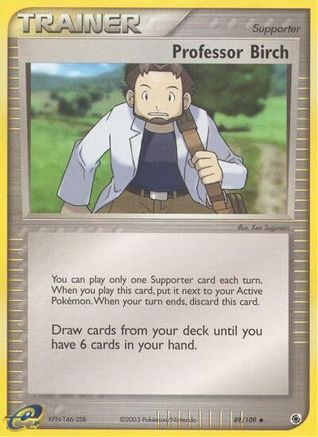 Professor Birch/109 - Ruby and Sapphire Reverse Holofoil