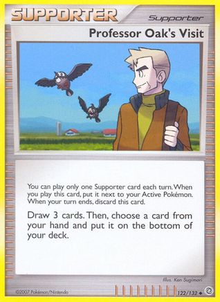 Professor Oak's Visit/132 - Secret Wonders Reverse Holofoil