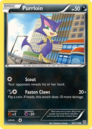 Purrloin (83)/135 - Plasma Storm Reverse Holofoil