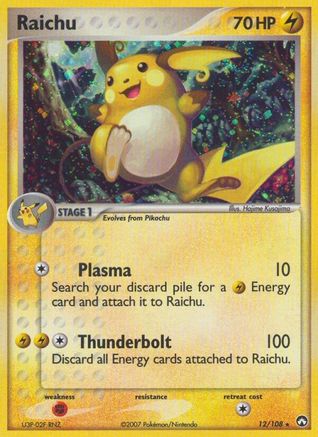 Raichu/108 - Power Keepers Holofoil