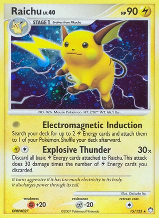 Raichu/123 - Mysterious Treasures