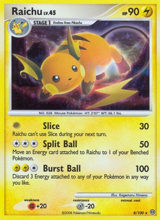 Raichu/100 - Stormfront Holofoil