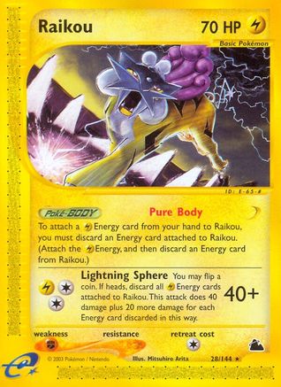 Raikou/144 - Skyridge