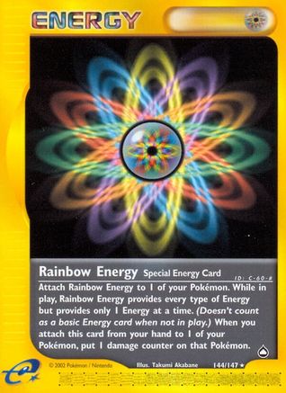 Rainbow Energy/147 - Aquapolis Reverse Holofoil
