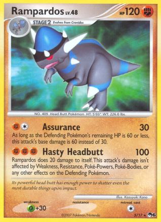 Rampardos/17 - POP Series 6 Holofoil