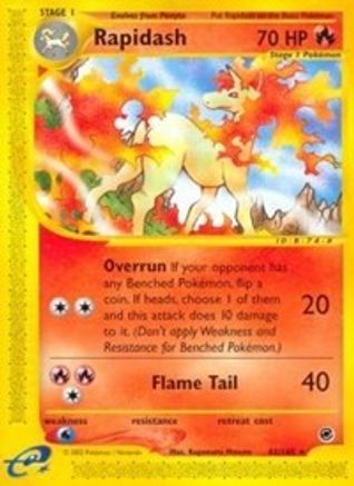Rapidash (62)/165 - Expedition Reverse Holofoil