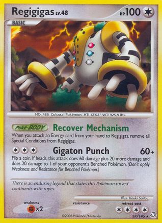Regigigas (37)/146 - Legends Awakened Reverse Holofoil