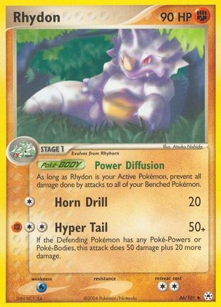 Rhydon/101 - Hidden Legends Reverse Holofoil