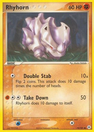 Rhyhorn/101 - Hidden Legends Reverse Holofoil