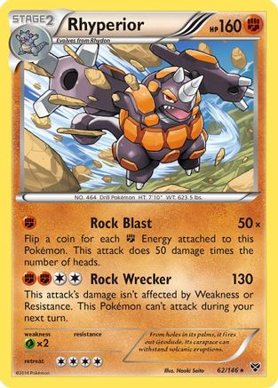 Rhyperior/146 - XY Base Set Reverse Holofoil