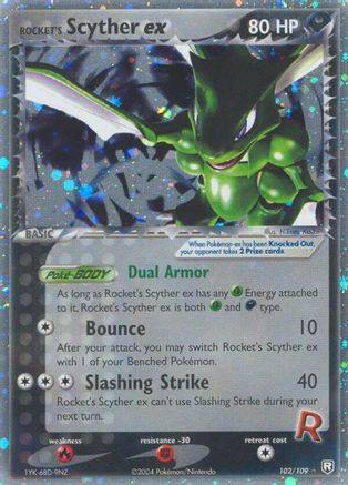 Rocket's Scyther ex 102/109 - Team Rocket Returns
