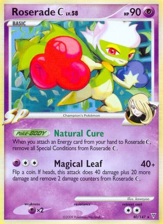Roserade C/147 - Supreme Victors Reverse Holofoil
