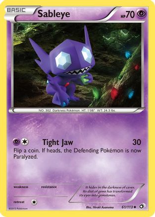 Sableye/113 - Legendary Treasures Reverse Holofoil
