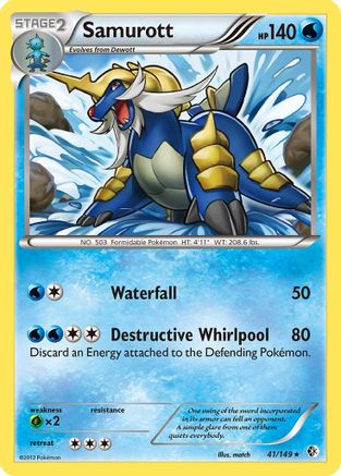 Samurott/149 - Boundaries Crossed Holofoil