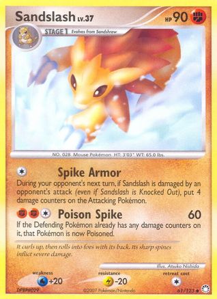 Sandslash/123 - Mysterious Treasures Reverse Holofoil