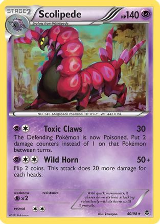 Scolipede/98 - Emerging Powers Reverse Holofoil